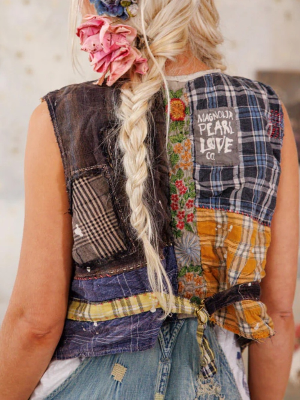 Magnolia Pearl Patchwork Andriy Vest - Picture 3 of 9